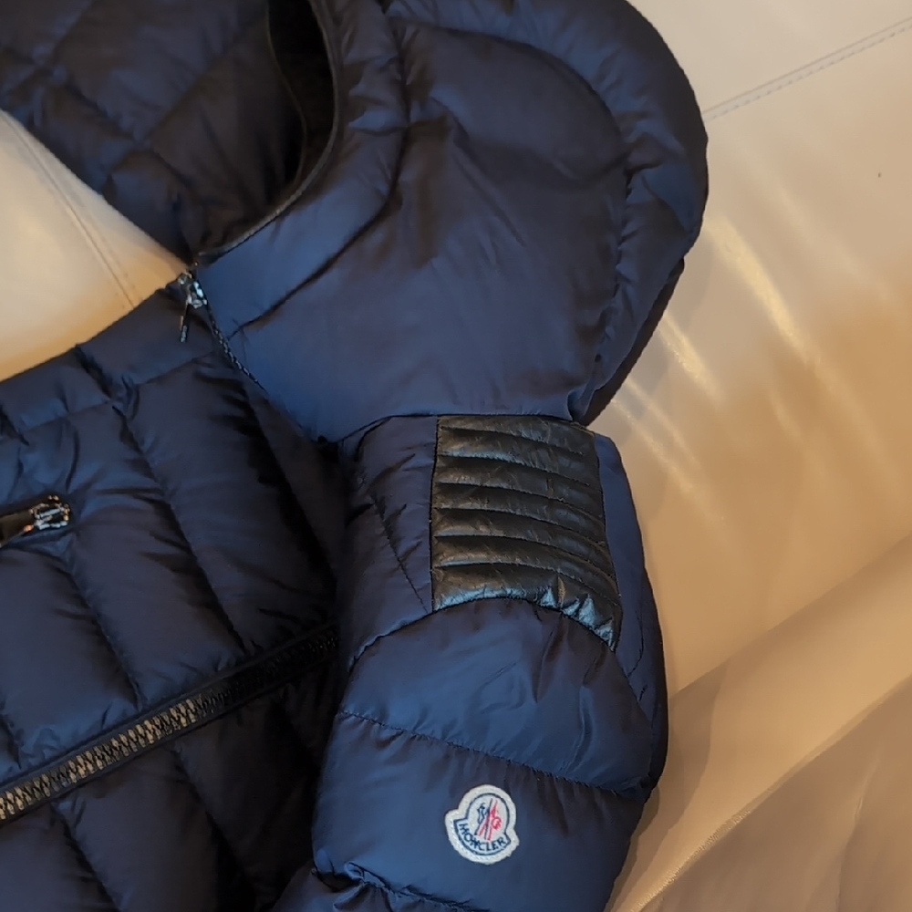 Moncler Navy Down Jacket